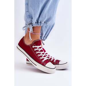 Classic Low Womens Sneakers Burgundy Vegas