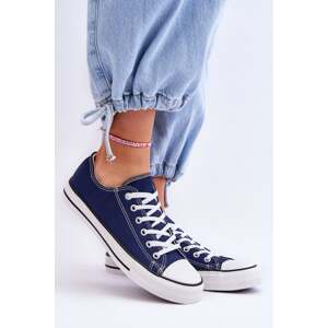 Classic Low Women's Sneakers Navy Blue Vegas