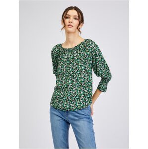 Orsay Green Ladies Patterned Blouse - Women