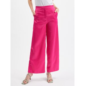 Orsay Pink Ladies Wide Shortened Pants - Women