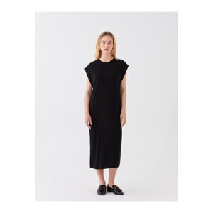 LC Waikiki Women's Crew Neck Plain Dress