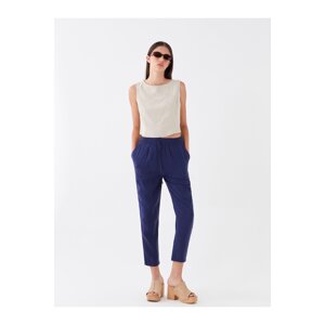 LC Waikiki Carrot Cut Women's Trousers with Elastic Waist