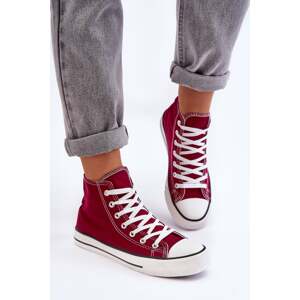 Women's Classic High Sneakers Claret Remos