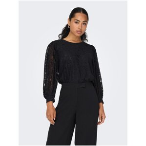 Black Women's Lace Blouse ONLY Yrsa - Women