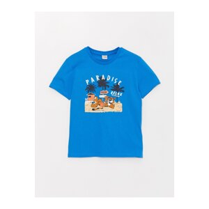 LC Waikiki Crew Neck Printed Short Sleeved Boy's T-Shirt