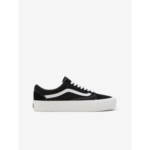 White and black suede sneakers VANS Old Skool VR3