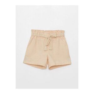 LC Waikiki Lcw Kids Girls' Shorts with Elastic Waist.