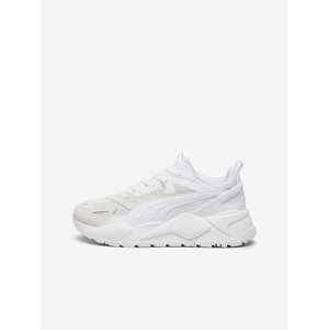 Beige and white men's sneakers with leather details Puma RS-X Efekt Perf