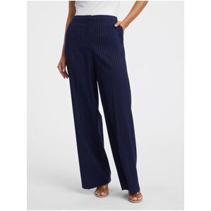 Orsay Dark blue ladies striped trousers - Women