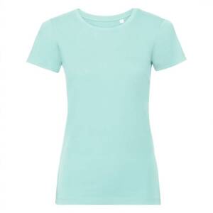 Light blue women's t-shirt Pure Organic Russell