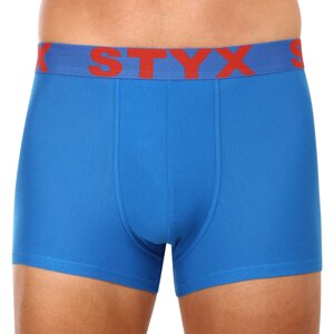 Men's boxers Styx sports rubber oversize blue