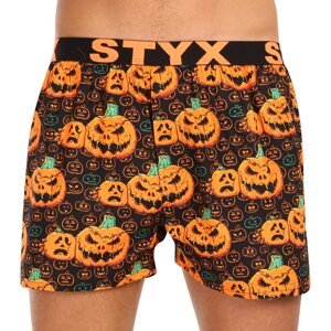Men's shorts Styx art sports rubber Halloween pumpkin
