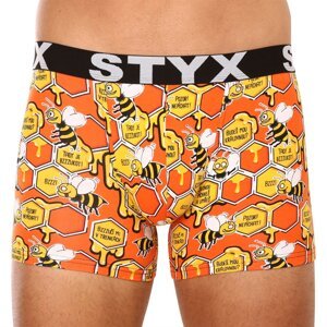 Men's boxers Styx long art sports rubber bees