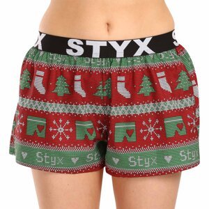 Women's shorts Styx art sports rubber Christmas knitted