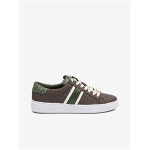 Dark Brown Women's Patterned Sneakers Michael Kors Irving - Women