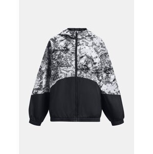 Under Armour Jacket Woven FZ Jacket-BLK - Girls