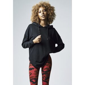 Women's Oversized Terry Hoody Black