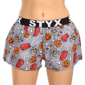 Women's Boxer Shorts Styx Art Sports Rubber Halloween Coffins