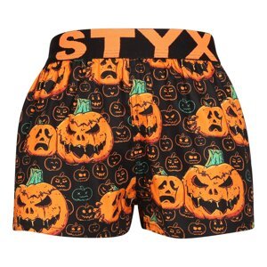 Children's boxer shorts Styx art sports rubber Halloween pumpkin