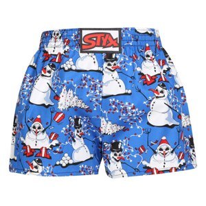 Kids' Boxer Shorts Styx Art Classic Rubber Christmas Snowmen