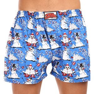 Men's Boxer Shorts Styx Art Classic Rubber Oversized Christmas Snowmen