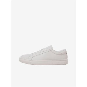 White Men's Jack & Jones Radcliffe Leather Sneakers - Men's