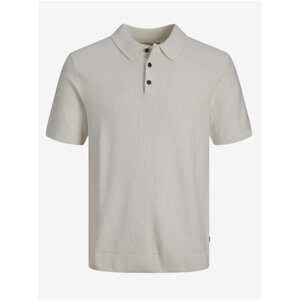 Men's Cream Polo Shirt Jack & Jones Blusandri - Men's