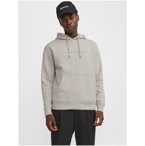 Beige Men's Hoodie Jack & Jones Estar - Men's