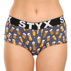 Women's Styx art panties with leg loops beer