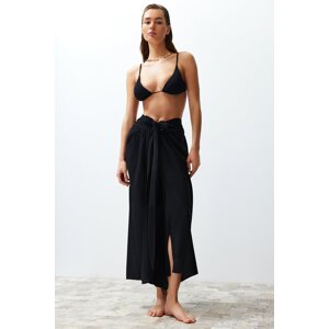 Trendyol Black Midi Woven Pareo