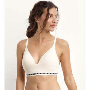 DIM ICONS PADDED TRIANGLE BRA - Women's boneless reinforced bra - cream