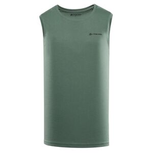 Men's quick-drying tank top ALPINE PRO QARET myrtle