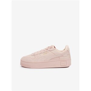 Puma Carina Street Women's Light Pink Sneakers with Leather Details - Women