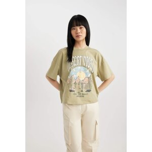 DEFACTO Loose Fit Short Sleeve T-Shirt