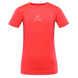 Dark pink girls' sports T-shirt ALPINE PRO Basiko