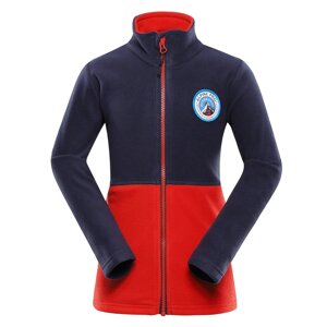 Children's fleece sweatshirt ALPINE PRO SIUSO flame scarlet