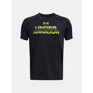 Under Armour T-Shirt UA Tech Split Wordmark SS-BLK - Boys
