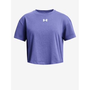 Purple Girly Cropped T-Shirt Under Armour UA Crop Sportstyle Logo