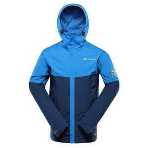 Men's jacket with ptx membrane ALPINE PRO NORM electric blue lemonade