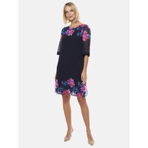 Potis & Verso Woman's Dress Nina Navy Blue