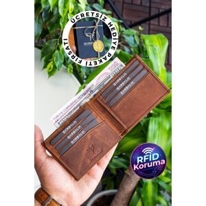 Garbalia Kevin's Crazy Tan Genuine Leather Card Holder Wallet