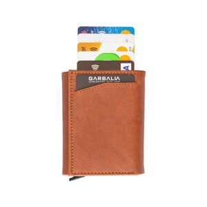 Garbalia Men's Taba Lyons Mechanism Card Holder Wallet