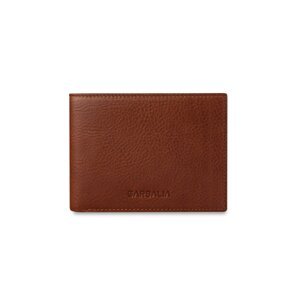 Garbalia Chapel Genuine Leather Classical Tan Men's Wallet with Coin Holes