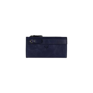 Garbalia Rio Vintage Leather Handle and Functional Navy Blue Portfolio Card Holder Wallet.