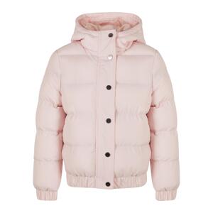 Girl's Hooded Puffer Jacket - Pink