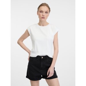 Orsay White Women's Short Sleeve Crop T-Shirt - Women