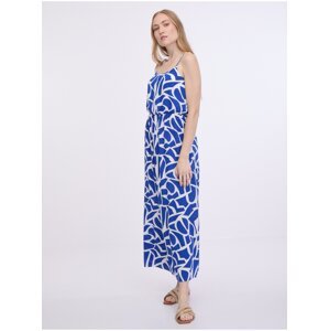 Women's blue patterned maxi dress ONLY Nova - Women