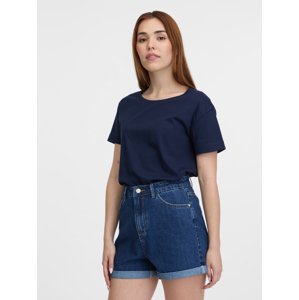 Orsay Women's Short Sleeve T-Shirt Navy Blue - Women