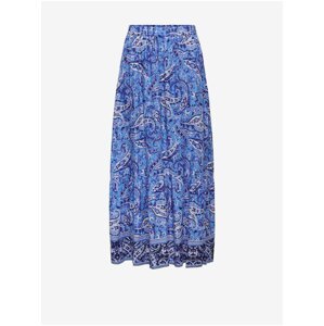 Blue women's patterned maxi skirt ONLY Veneda - Women