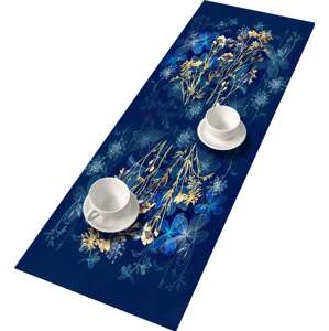 Bertoni Home Unisex's Table Runner Midnight Navy Blue